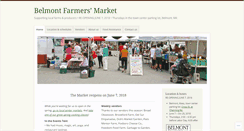 Desktop Screenshot of belmontfarmersmarket.org